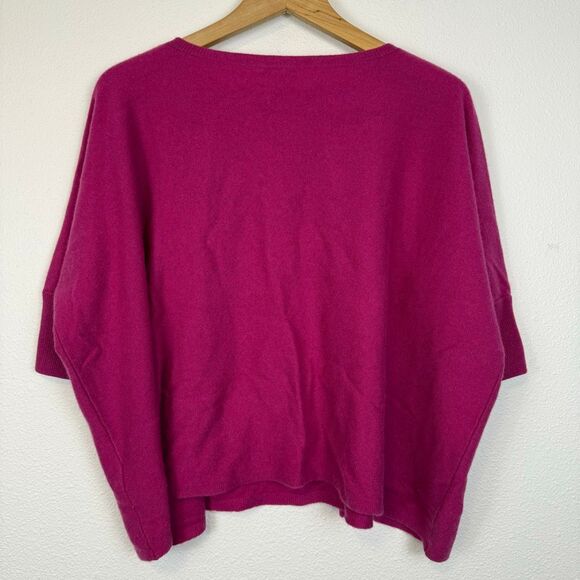 Garnett Hill 100% Cashmere Oversized Boxy Sweater Size Small - Picture 5 of 8